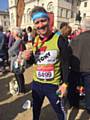 Mr McCabe at the London Marathon