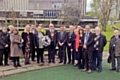 Respects paid in the Rochdale Memorial Gardens for Workers’ Memorial Day