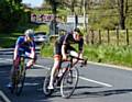 Ben Trippier and Ollie Huszar in early breakaway in West Pennine Road Race