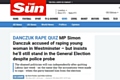 The Sun reveals Danczuk facing rape allegation