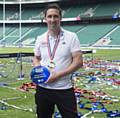 David Butterworth receives Sky Sports Living for Sport Teacher of the Year Award at Twickenham Stadium event