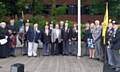 Armed Forces Flag raised in Heywood Memorial Gardens 