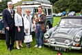 Mayor Ian Duckworth and Mayoress Christine Duckworth with
Nicholl Gordon and Diana Gordon (and Archie the dog) from Anglesey with their HMC car
