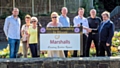 Volunteers at the new rockery in Norden