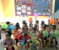 Sunshine Preschool children at their graduation ceremony