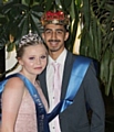 Megan Aspinall and Harries Sajid at Kingsway Park School Prom