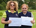 Regional winners Jennifer Holt (left) and Katie Stanley (right)