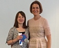 Kim Walesby with Suzanne Rastrick, Chief Allied Health Professions Officer for NHS England