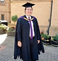 Councillor Liam O’Rourke at his graduation