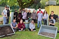 The NCS volunteers who completed the challenge along with Q Gardens volunteers