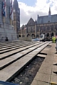 The Cenotaph has received new flags as part of Balfour Beatty's community project