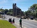 Albert Mill being demolished