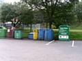 Community recycling collection point