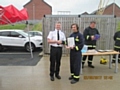 Station Manager Mark Doggett presented certificates