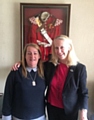 Liz McInnes MP with Lyn Rigby