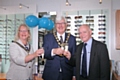 Paul Cheetham with the Mayor and Mayoress, Ian and Christine Duckworth