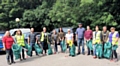 Middleton in Bloom and residents clear litter on Durnford Street
