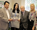 Councillor Iftikhar Ahmed, Councillor Billy Sheerin, Julie Urmson