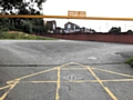 One of the empty car parks on the day the new £5 parking charge was introduced