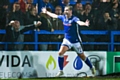 Rochdale v Doncaster Rovers<br /> Steven Davies celebrates scoring Rochdale's winning goal