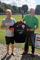 Coach Mike Holt with sponsor Andy Diggle