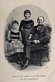 Hamlet Nicholson with his granddaughters on his 80th birthday, as shown in his autobiography