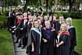 Students from Hopwood Hall College graduated from higher education courses during a ceremony held at Rochdale Town Hall