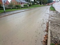 Thick mud has been covering the roads at Birch Hill Gardens for months, causing concern of skidding and blocked sewers.