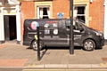 Van  issued with a parking ticket when delivering a fridge to The Wellington