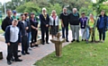 Mayor and Mayoress of Rochdale joined volunteers at Q Gardens for the official opening of the new sensory garden