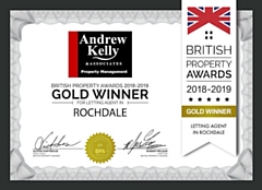 Andrew Kelly win The British Property Award for Rochdale