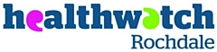 Healthwatch Rochdale logo - one of the 10 Healthwatch groups in Greater Manchester