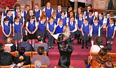 Choir from the St Andrew's Primary School 