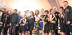 Hamer Amateur Boxing Club team before the bouts