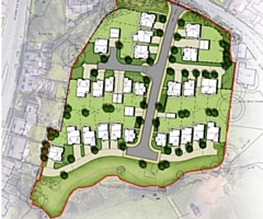 Plans for 26 new homes off Langley Lane, Middleton