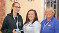 Maria Dilkes, Queen’s Guide; Kathryn Mason, Queen’s Guide Co-Ordinator; Janet Taylor, Queen’s Guide mentor