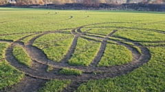 The pitches were damaged earlier this month