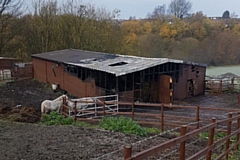 A fire has destroyed most of the resources at Tennyson Road Horse and Pony Shelter in Middleton