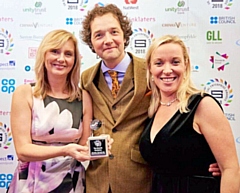 The Growth Company win the Education & Training Social Enterprise award at the UK Social Enterprise Awards