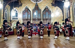 The great hall provided a stunning backdrop to the Festival of Remembrance