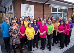 Staff at The Willows Dementia Hub in Rochdale which opened in November 2018