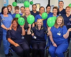 Staff on the Critical Care Unit at The Royal Oldham Hospital