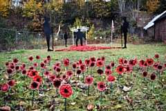 The finished memorial