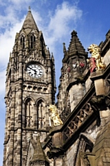 Rochdale Town Hall clock