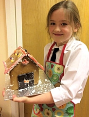 Gingerbread Houses made by Year 6 from St John with St Michael CE Primary School in Shawforth