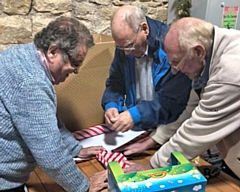 Heywood Rotary Club wrapping Christmas presents