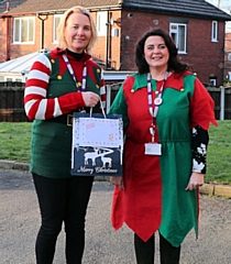 RBH has been out and about delivering Christmas shoebox surprises