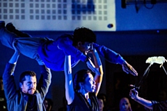 National Theatre perform ‘The Curious Incident of the Dog in the Night time' at Kingsway Park High School 