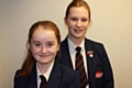 Alice Warrington and Elysia Wild who visited Anglo Recycling 