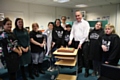 Kirkholt Pantry volunteers and RBH employees celebrate the Pantry’s first birthday